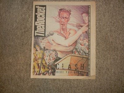 The Rocket Magazine Seattle May 1984 alt Grunge Rock Music 80s The Clash REM