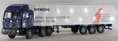 Wiking Werbemodell 1:87 A.S.S LKW MAN F90 Siemens VV Verbesserungsvorschläge OVP - Bild 1 von 4