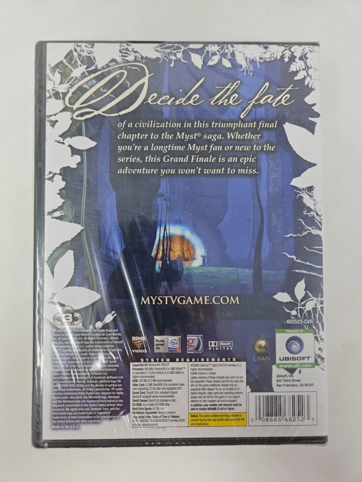 Myst V: End Of Ages PC/MAC 2005 - NEW - Image 2 of 3