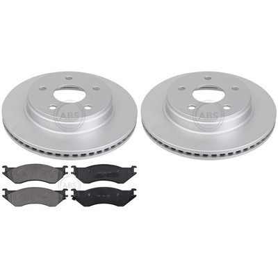 ABS BREMSSCHEIBEN 336mm + BELÄGE VORNE für DODGE RAM 1500 2500 Bj. 2002-2005