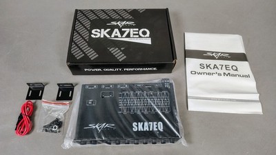 Skar Audio SKA7EQ 7 Band 1/2 DIN Pre-Amp Car Audio Graphic Equalizer