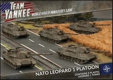 Team Yankee TNBX01 NATO Leopard 1 Tank Platoon (5 Tanks) Gaming Miniatures