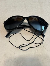 Alpine Glacier Sunglasses With Leather Side Shields