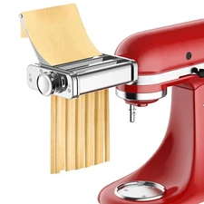 3 in 1 Pasta Attachment for KitchenAid Stand Mixer - Professional Stainless S...