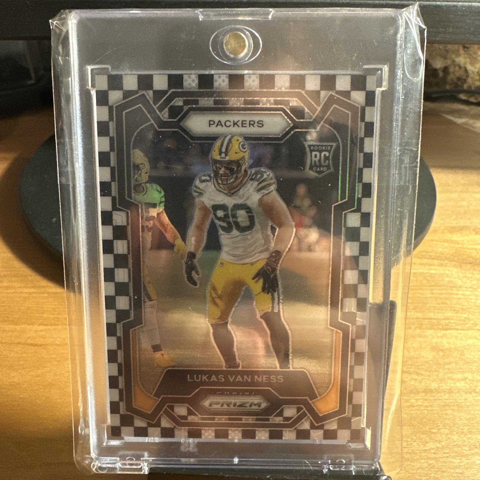 Lukas Van Ness 2023 Panini Prizm #336 Black and White Checkerboard