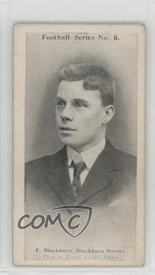 1902 Wills Football Series Tobacco Wild Woodbine Back Fred Blackburn #6 yj7