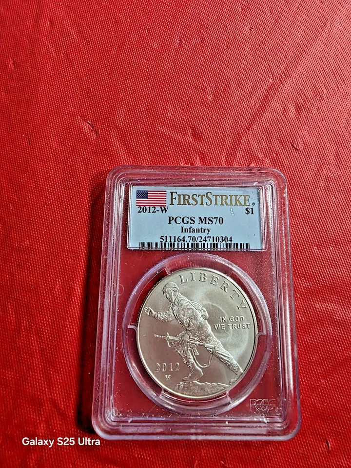 2012 W Comemerative Infantry MS 70 First Strike~West Point! - Image 3 of 4