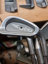 Ping Eye 2 Iron set 3-9 S & W Black Dot Karsten Steel Shafts beryllium copper