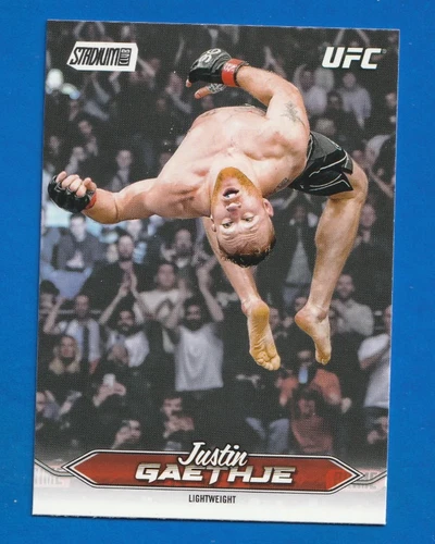 2025 Topps Stadium Club UFC JUSTIN GAETHJE PHOTO IMAGE VARIATION SP #234