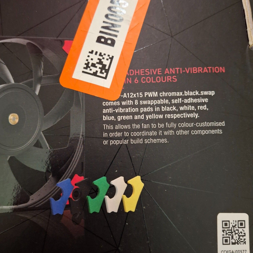 Noctua NF-A12x15 PWM Chromax Black Swap Case Fan 4-Pin 120mm SS02 1850RPM 12V - Afbeelding 12 van 15