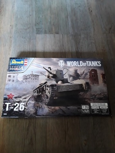 Kit Modelo Revell Escala 1:35 T-26 Ruso Soviético World of Tanks Military 03505 - Imagen 4 de 5