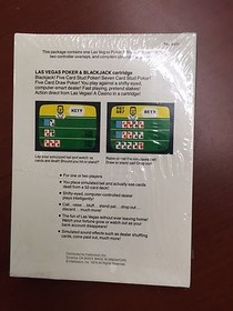 Las Vegas: Poker & Blackjack | Intellivision Master Component (Factory Sealed!)