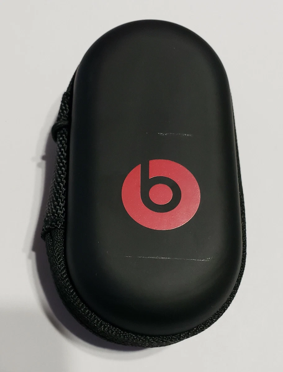USED Dre Powerbeats 2 wired Headphones Beats Hard CARRYING CASE