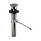 Kohler 7114-A-TT Premier pop-up drain with overflow, Titanium