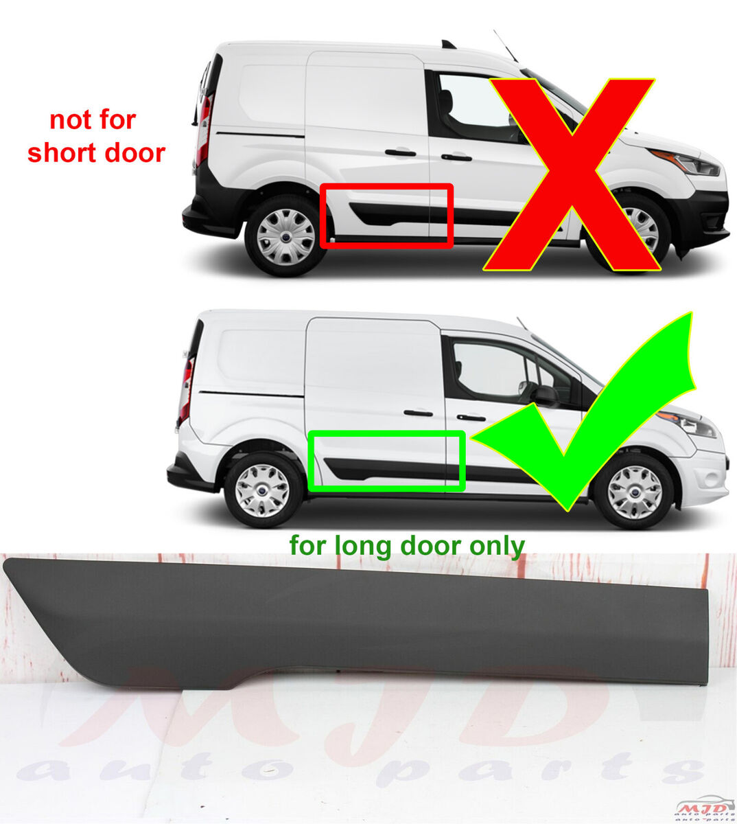 Full Fender and Mirror Kit | FORD TRANSIT CONNECT 2021 Full Fender and Mirror Kit | FORD TRANSIT CONNECT 2021