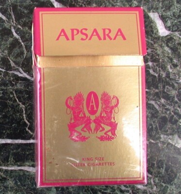 Tobacco pack CIGARETTES EMPTY APSARA CAMBODIA CAMBODIA VIRGINIA TOBACCO