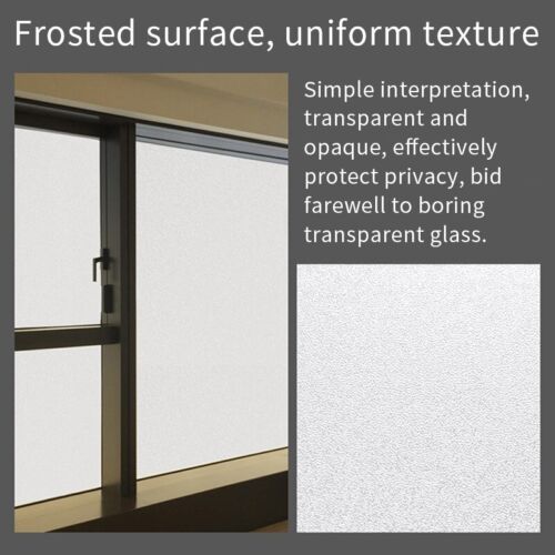 2m/5m Privacy Window Film Frosted Strip Glass Film Anti-UV Door Window Sticker - Picture 10 of 24