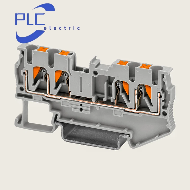 3209578 PT 2.5-QUATTRO 10PCS NEW Phoenix Straight-through terminal 800V 24A Gray - Image 2 of 2