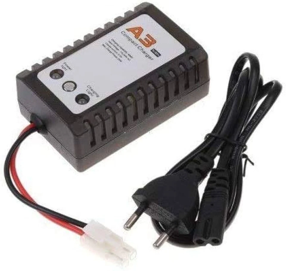 VRX A3 NIMH caricabatteria rapido per batterie NI-MH 7,2V con attacco TAMIYA Grande