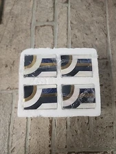 GAURI KOHLI Idora Marble Knobs, Set of 4