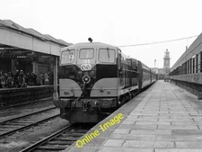 Photo 6x4 Train at Rosslare Harbour - 1978 Ballygerry CIE 181 class diese c1978
