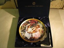 The Bradford Exchange Wall Plate 'Tea For Three' Enchanted Garden Series 1405B