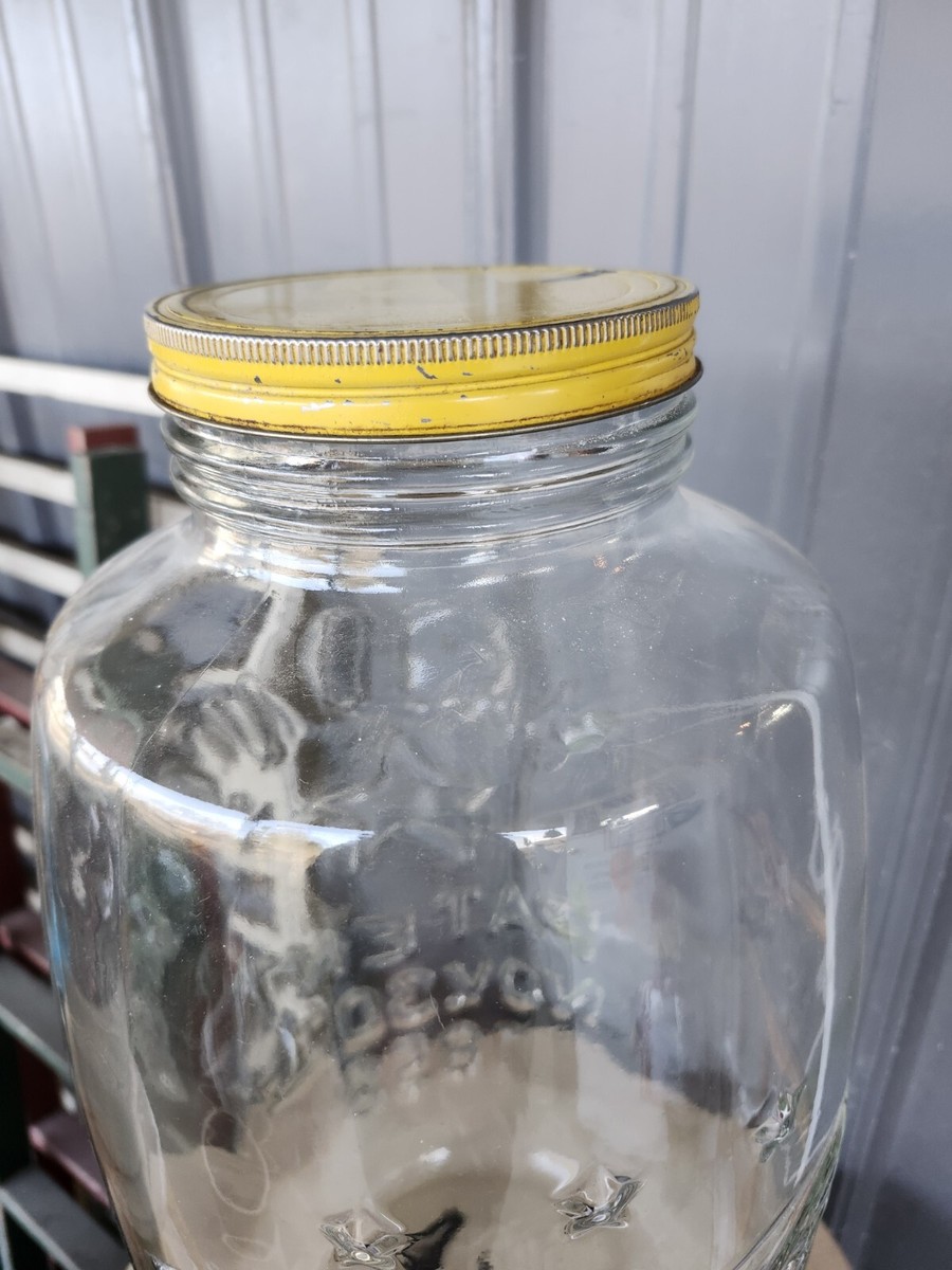 GIANT Mason's Star/Eagle Jar 18” Tall Glass;Nov 30,1858 Patent;5