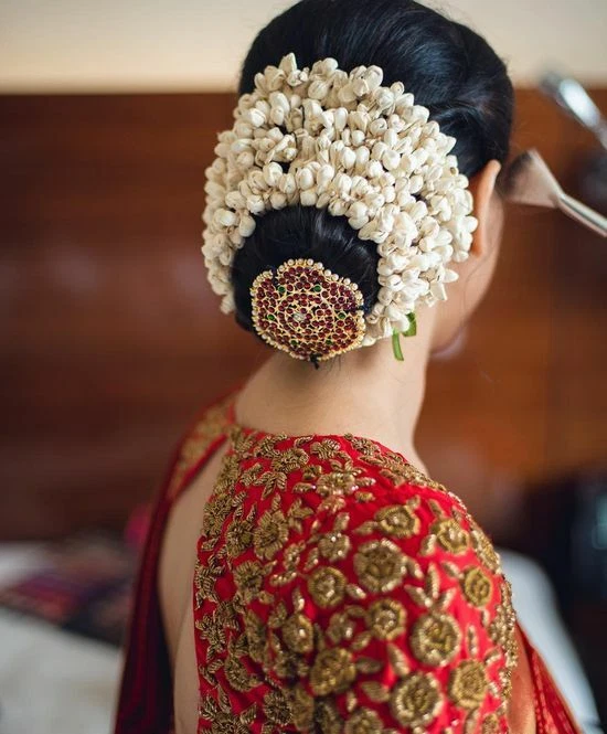 Flower hair 2024 bun accessories