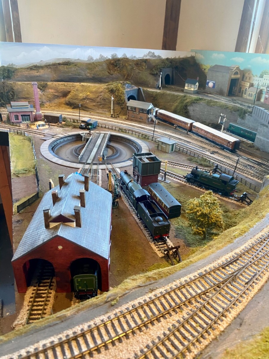 Superb hand built large model railway layout