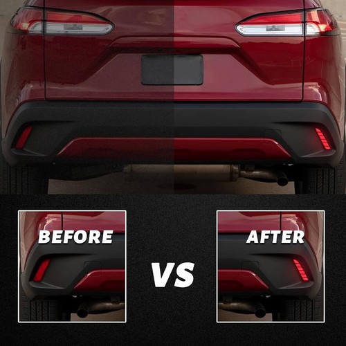 Smoked Black LED Sequential Flow Signal Brake Light Fits 21-24 Corolla Cross - Picture 4 of 6