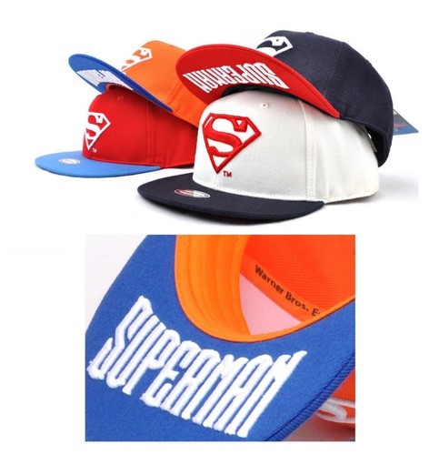 Children Kids Boys Baby Girls WB DC Comics Superman Baseball Cap Snapback Hats - Picture 3 of 9