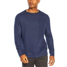 NWT Banana Republic Men  s Waffle Crew Pullover Classic Fit Navy Size M