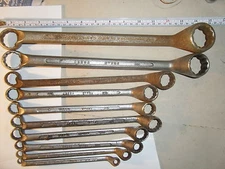 ACESA SPANNERS; 10 X ACESA RING SPANNERS MADE IN SPAIN