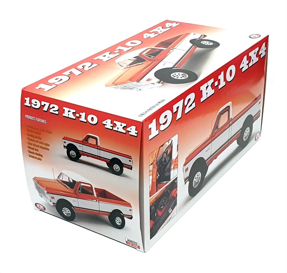 acmeアクメ/'70 Chevyシボレー K-10 4x4 1/18 限定 1/18 ACME 1970 Chevrolet K10 4x4 (Black) Diecast Car Model