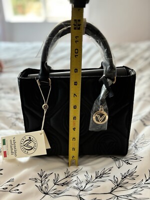 Valentino Orlandi ヴィンテージ レザー トートバッグ Valentino Orlandi Black Tote Bag | eBay
