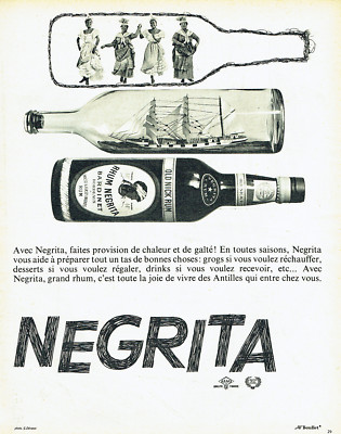 Werbung Advertising 108 1962 Rum Negrita Bardinet von Boullet