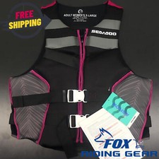 Sea-Doo Women's Airflow Life Jacket Black/Hot Pink -XL 