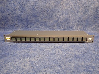 Evertz CP-1000E Router Control Panel 16 LCD Buttons 256 Virtual Buttons (F3)