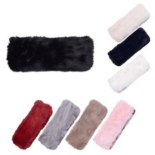 Ladies Faux Fur Headband Hat Fleece Lined Russian Winter Ski Ear Muff Warmer UK
