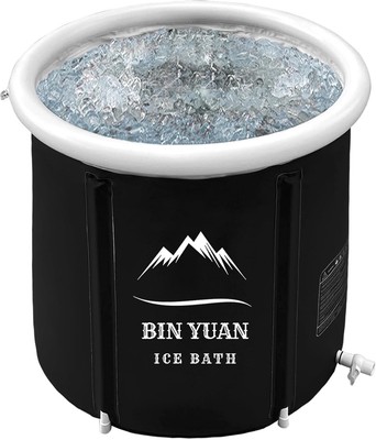 Ice Bath Tub Foldable Cold Water Therapy Portable Plunge Spa for Athletes-87 Gal