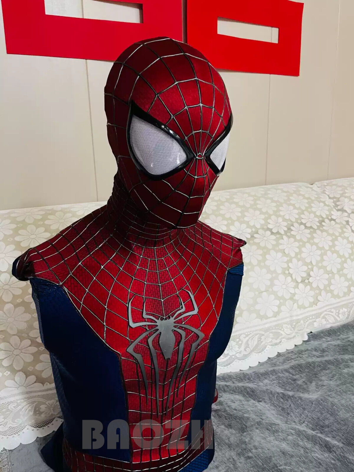 The Amazing 2 Spiderman Costume Suit Amazing 2 Upgraded Spiderman Costume  Suit Wearable Movie Prop Replica, Private Custom Wearable Suit 