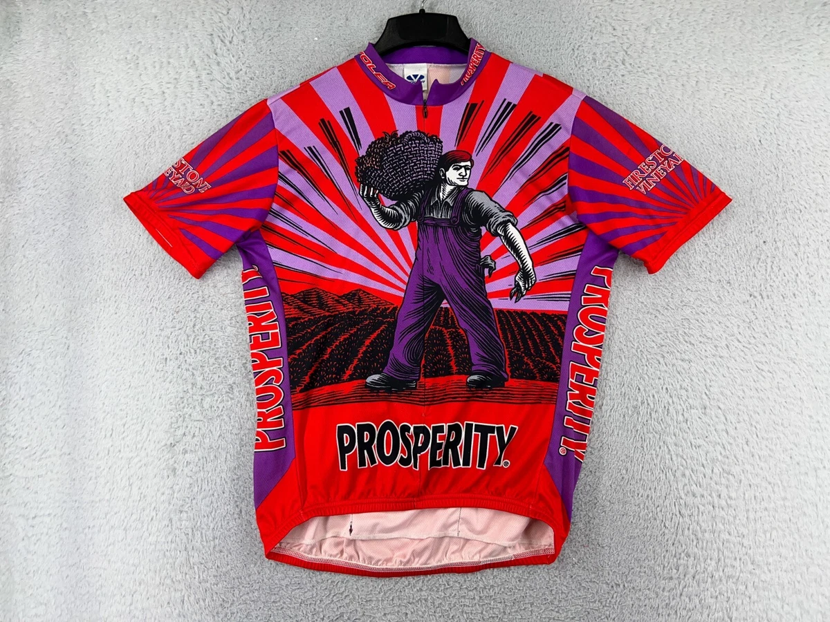 Maillot Cycliste Voler Raglan SS XS – Noir/rouge/blanc, Haute Visibilité, Unisexe