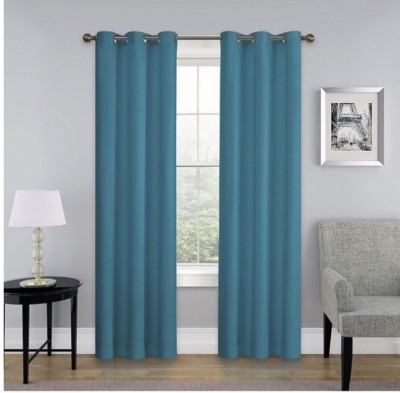 SolarShield Mandalay 84'' Grommet Top Room Darkening Curtain Panel, Peacock 