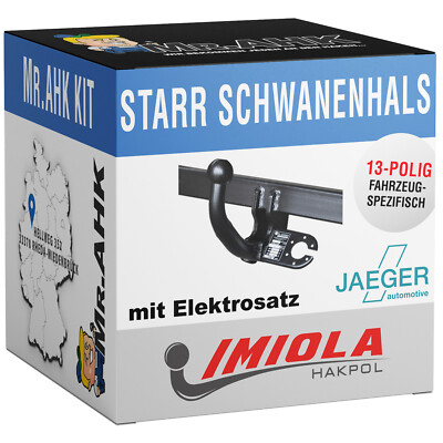 Anhängerkupplung starr für Citroen DS3 10-16 +13polig spezifisch