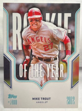 Mike Trout 2023 Topps X JROD Rookie of the Year Award Winners #R-9 - ANGELS