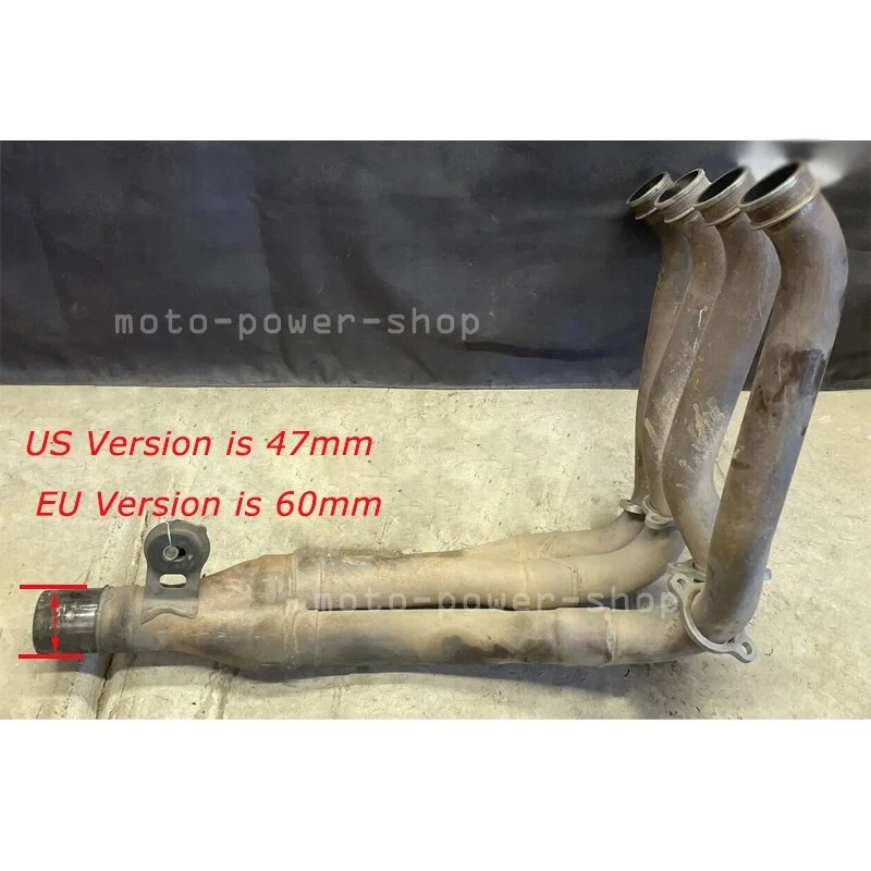 Sistema de escape deslizable para Honda CBR1000RR 2008-2016 tubo de enlace medio silenciador puntas Foto 4 de 4