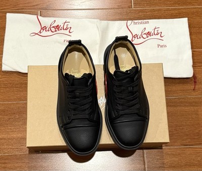 Christian Louboutin Adolon Junior Flat Black Men s Size 41 Mint with Box