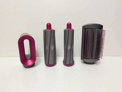 4 GENUINE Dyson Airwrap Attachments Smoothing Nozzel, Brush, Barrels