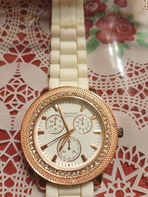 This item is a Maurices women's quartz chronograph wristwatch