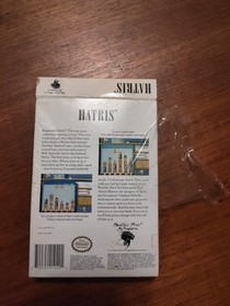 Nintendo 1990 NES HATRIS Complete In Box CIB Rare!